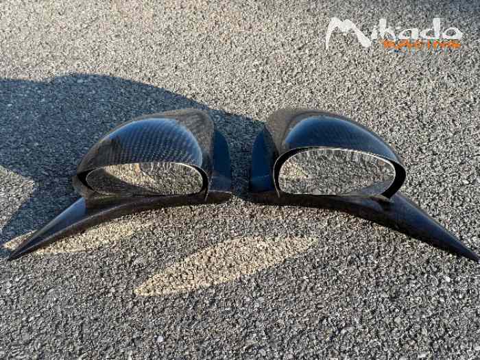 Rétroviseur obus carbone 206 2