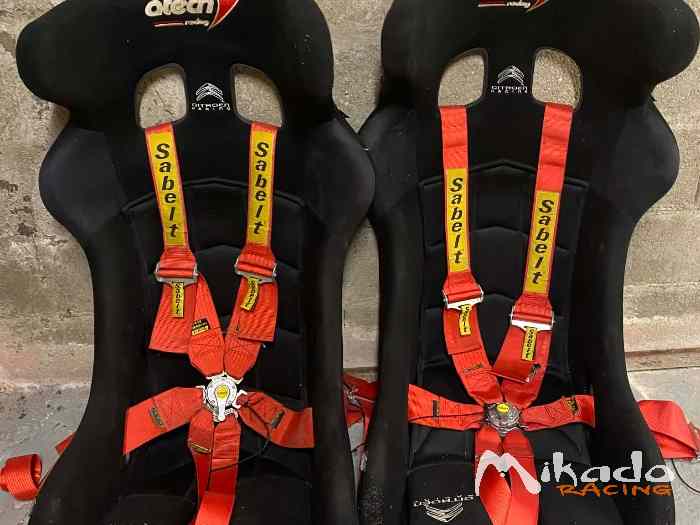Baquets Citroën Racing + Harnais Sabelt 0