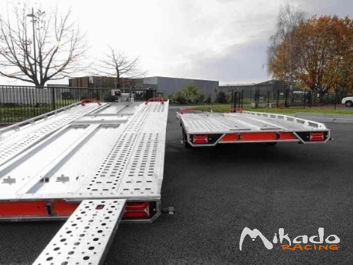 EN STOCK * Remorque porte-voiture PRO Brian James T6 neuve 4