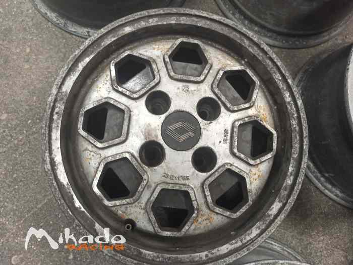 Jantes alu 13 pouces Renault 4