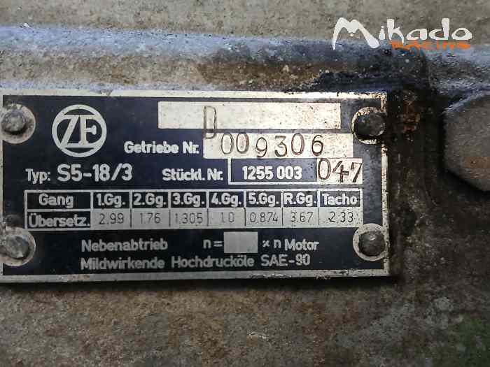 Boite de vitesses ZF S5-18/3 - En cours de remise à neuf – photo 3 sur 3
