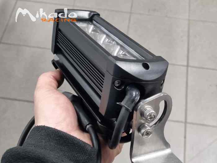 6 x Phare LED SW4 Noir - 3600 LUMENS 40W 1