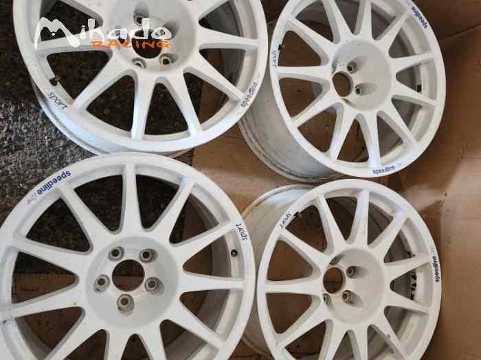 8 jantes RCZ cup 9x18 pouces 5X108 ET10 + PNEUS 1