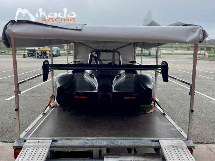 Vends remorque plate voiture fermée DELBERG 2