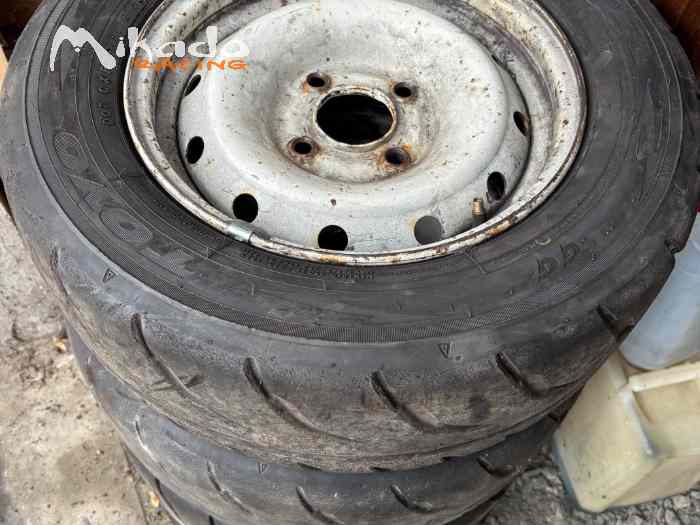 Jantes 205 rallye avec pneus 1