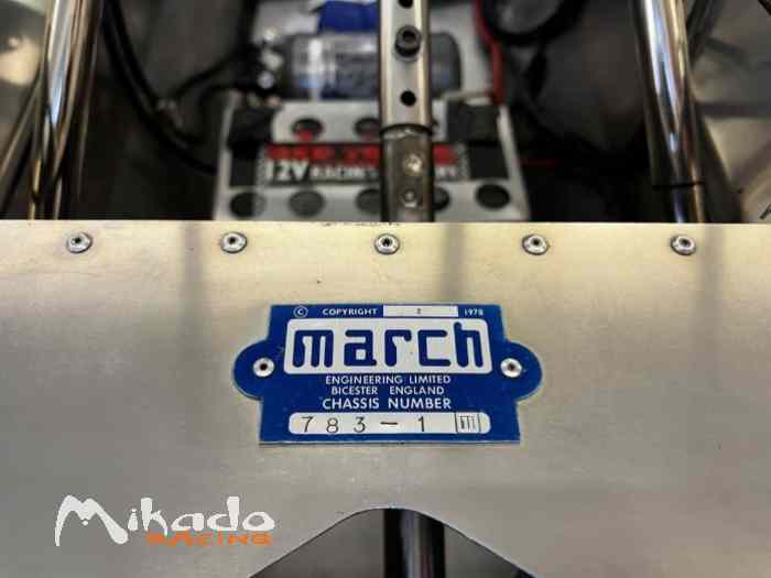 Formule 3 March 783 Toyota – photo 2 sur 5