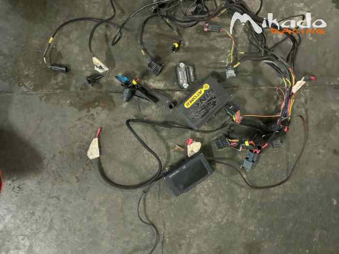 A vendre LOT de pièces comprenant câblage sur mesure 106 16v 1600cc + Dash plex sdm-300 + Boîtier programmable link atom2 – photo 2 sur 4