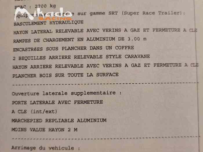 Remorque vérene – photo 2 sur 4