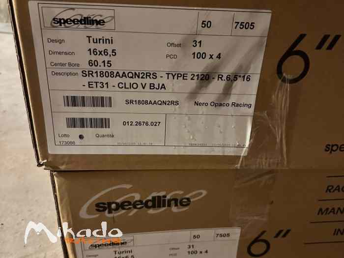 Jantes Speedline Turini Clio 5 Rallye 5 – photo 2 sur 3