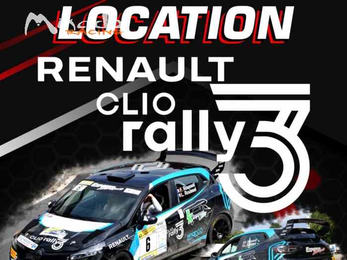 À louer large, gamme de véhicule de Rally Clio rally5 208 Rally 4 en Rally 6 Porsche skoda rallye 2 Clio rally3 – photo 4 sur 6