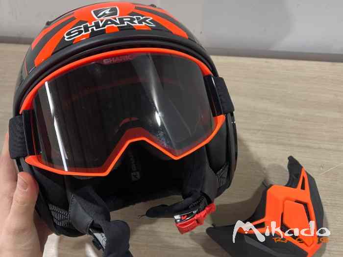 Casque Shark noir/orange – Taille M – Bon état – 100 € l’unité – photo 4 sur 5