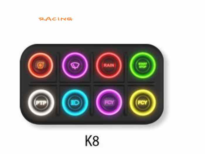 Kit PDM 32 AiM avec Dash 6' + GPS + Clavier 8 touches + faisceau – photo 2 sur 4