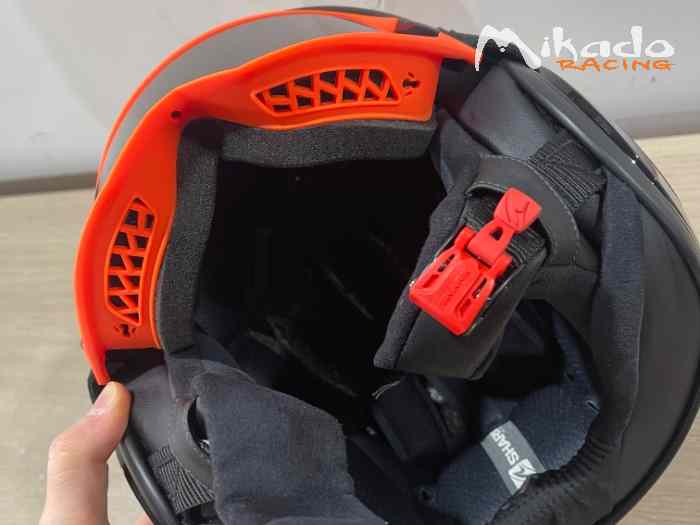 Casque Shark noir/orange – Taille M – Bon état – 100 € l’unité – photo 5 sur 5