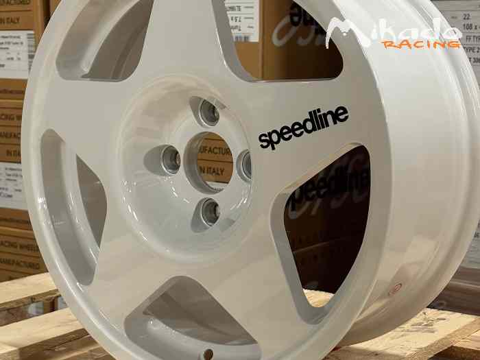 Jante Renault Clio 7x16 Speedline Corse Champion White – photo 2 sur 3