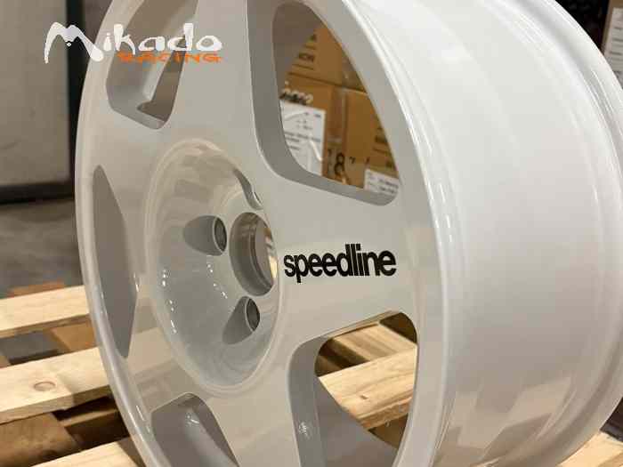 Jante Renault Clio 7x16 Speedline Corse Champion White – photo 3 sur 3