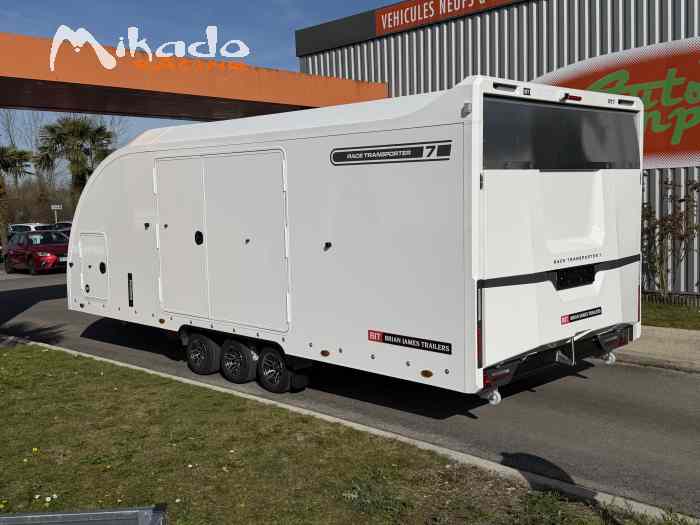 REMORQUE TRANSPORT FERMÉ BRIAN JAMES TRAILERS RACE TRANSPORTER 7 / RT7 - 6 x 2.30m PTAC 3500 kg / LIVRAISON PARTOUT EN FRANCE – photo 6 sur 6