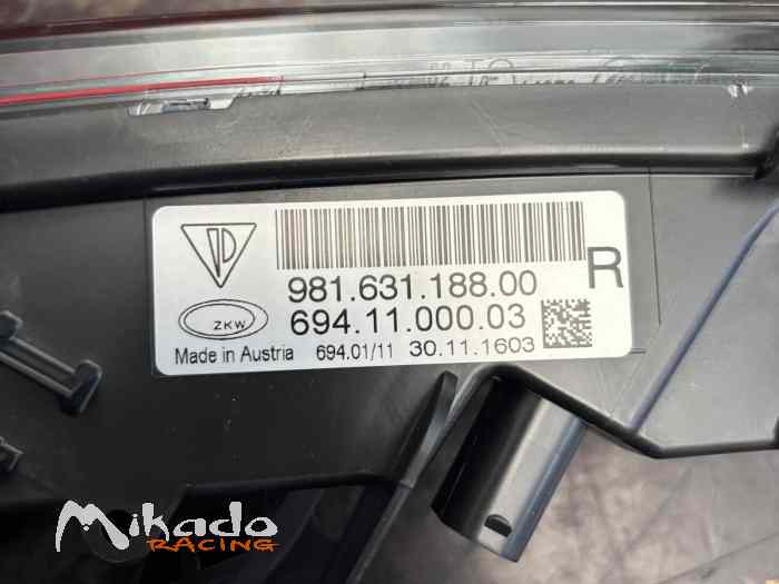 Projecteur additionnel droite Porsche – photo 3 sur 3