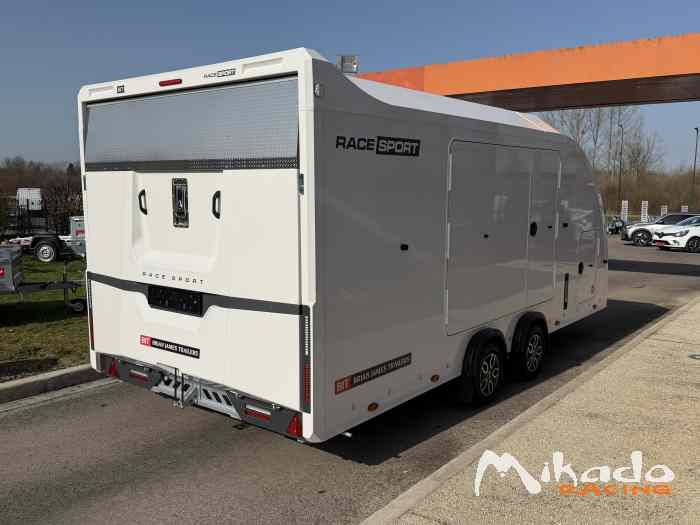 REMORQUE NEUVE PORTE VOITURE CONFIDENTIEL BRIAN JAMES RACE SPORT 5.00m x 2.10m 3T / JANTES ALUMINIUM / TREUIL ELECTRIQUE / KIT DE BASCULEMENT / LIVRAISON DANS TOUTES LA FRANCE... – photo 6 sur 6