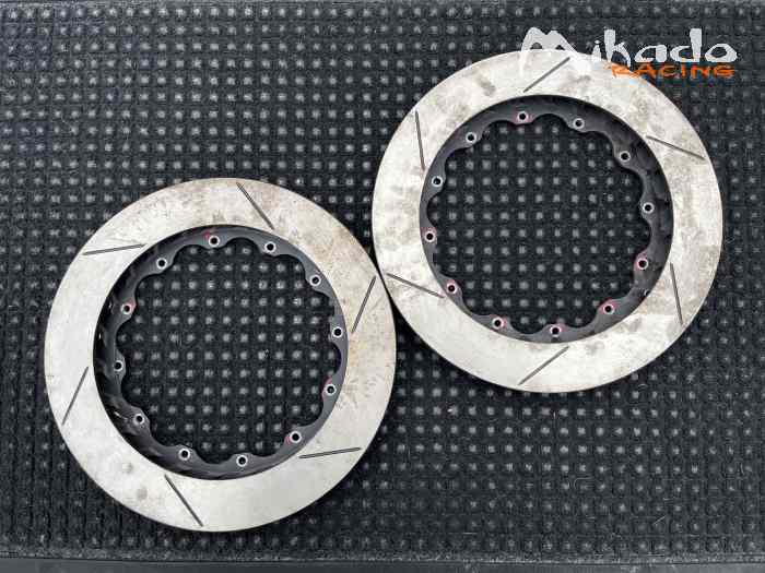 2 DISQUES + BOLS 332X32 ALCON EN 4X100 NEUFS – photo 2 sur 6