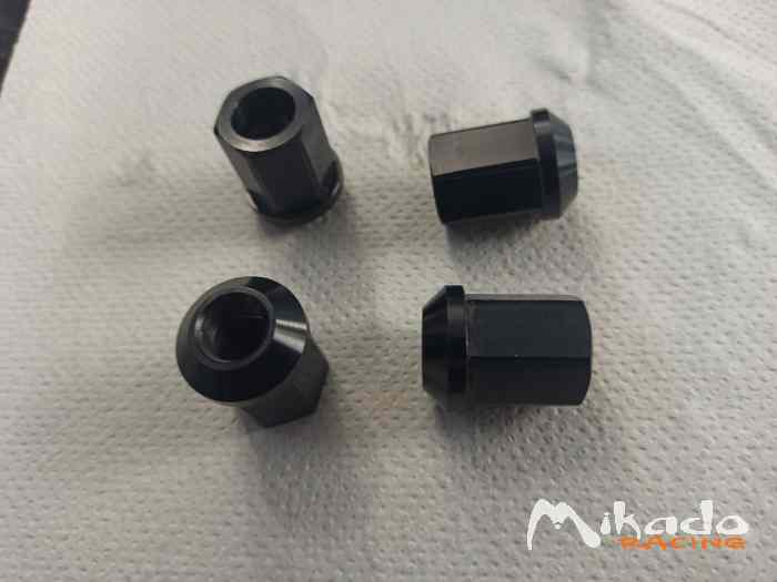 Écrou de roue alu. 7075 M 12 x 125 cône a 90 degrés – photo 2 sur 3