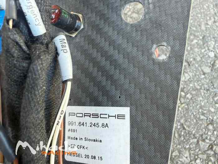 Plaque de commande carbone Porsche 991 Cup - 9916412458E – photo 3 sur 4