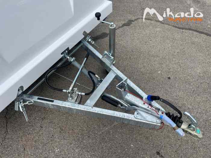PROMOTION AUXONS REMORQUES - Disponible immédiatement - Remorque porte voiture fermée – photo 4 sur 5