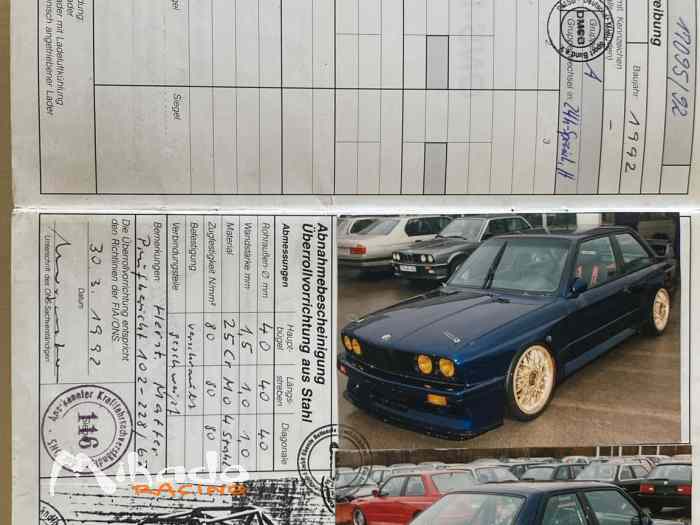 BMW M3 E30 Group A / DTM-Spec – Ex-VLN Championship 1992 - Factory BMW Motorsport Car – photo 6 sur 6