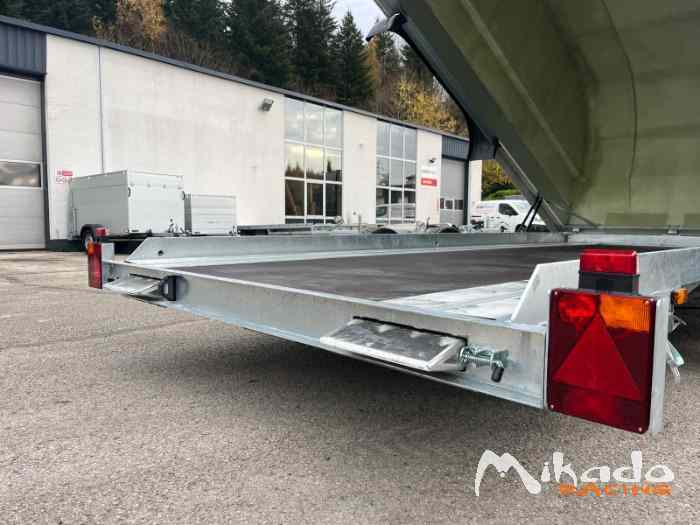 PROMOTION AUXONS REMORQUES - Disponible immédiatement - Remorque porte voiture fermée – photo 3 sur 3