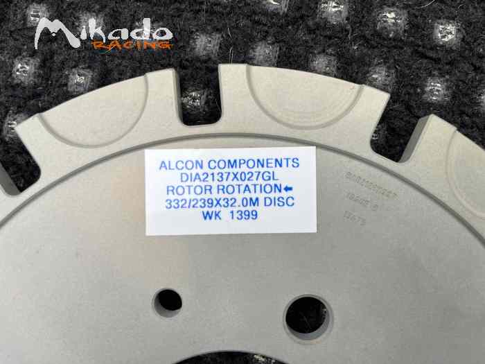 2 DISQUES + BOLS 332X32 ALCON EN 4X100 NEUFS – photo 6 sur 6