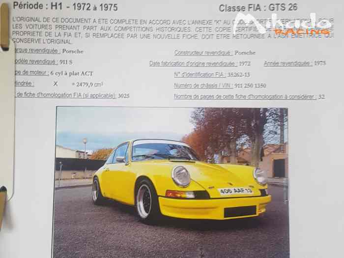 Porsche 911 T 2.4 Groupe 4 – photo 6 sur 6