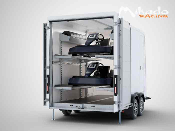 EN STOCK remorque fourgon BRIAN JAMES Box Van 5mx1,95m neuve – photo 3 sur 5