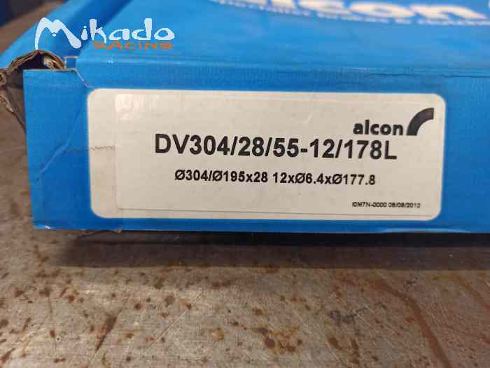 Disques de freins alcon diamètre 304 x épaisseur 28 – photo 4 sur 6