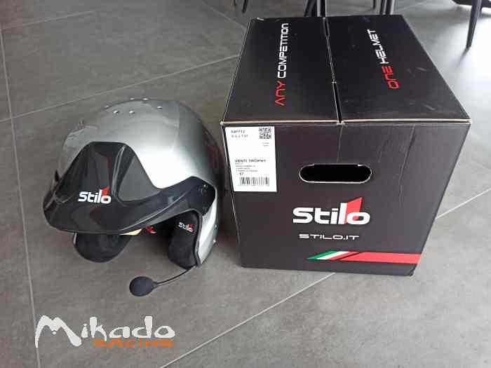Casque NEUF jet FIA STILO Venti Trophy Rally – photo 1 sur 5