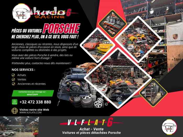 Porsche 911 Targa 3.0 (1976) – Projet sans moteur – photo 6 sur 6