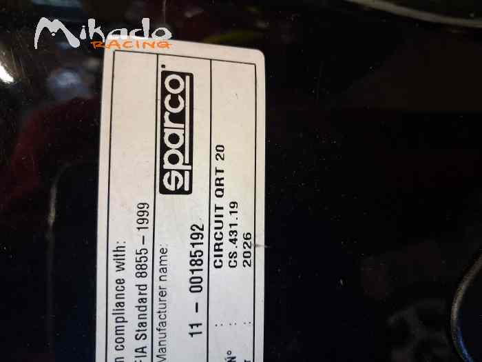 Baquet sparco – photo 2 sur 2