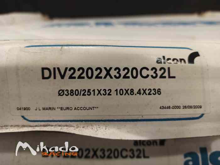 Disques de freins alcon diamètre 380 x 32 – photo 3 sur 6