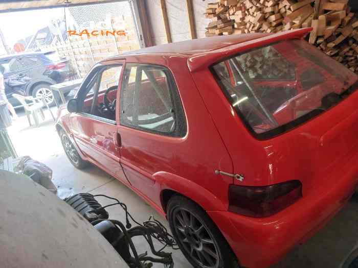 Af te werken Citroën Saxo 1.6 16v met alle benodigdheden enkel nog monteren + groot lot onderdelen + donorwagen + remorque – photo 5 sur 6