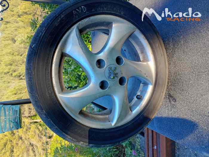 Jantes et pneus 206 en 15 – photo 4 sur 5