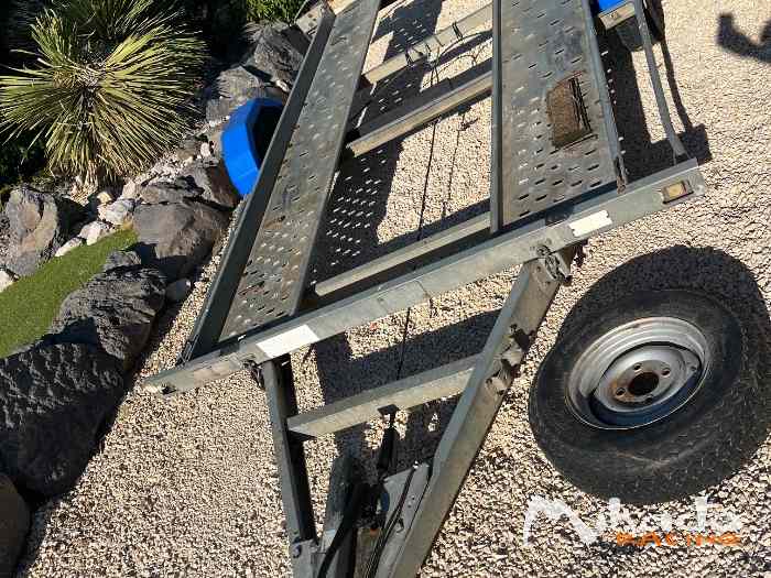 Remorque porte voiture simple essieu ptac 1300 kgs – photo 2 sur 4