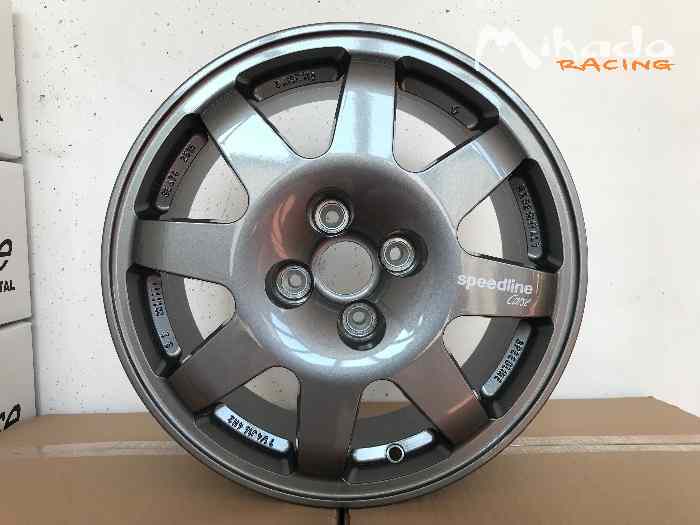Jante Renault Clio Williams 7.25x16 Speedline Corse SL676 Ragno Antracite – photo 1 sur 3