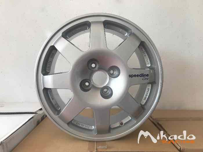 Jante Renault Clio Williams 7.25x16 Speedline Corse SL676 Ragno Silver – photo 1 sur 6
