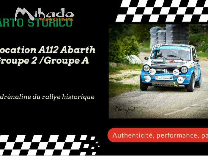 LOCATION A 112 ABARTH VHC RALLYE DE BALAGNA – photo 2 sur 6