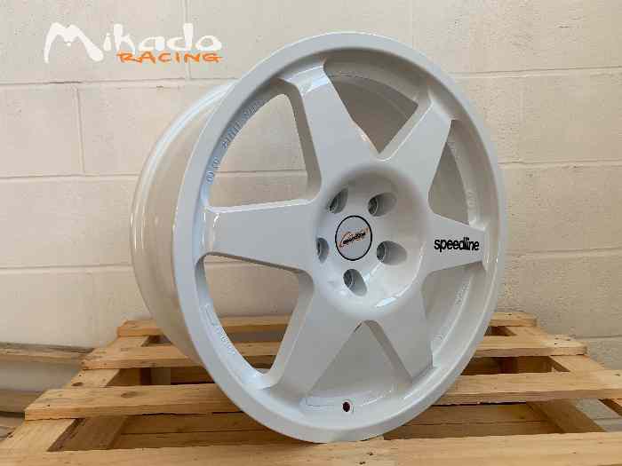 Jante Mitsubishi Lancer EVO 6 - 7 Speedline Corse 2013 8x18 White – photo 2 sur 5