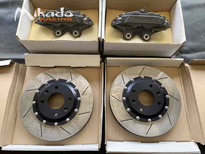 KIT FREINS PEUGEOT SPORT ALCON 4 PISTONS EN 295X28mm NEUFS – photo 5 sur 5