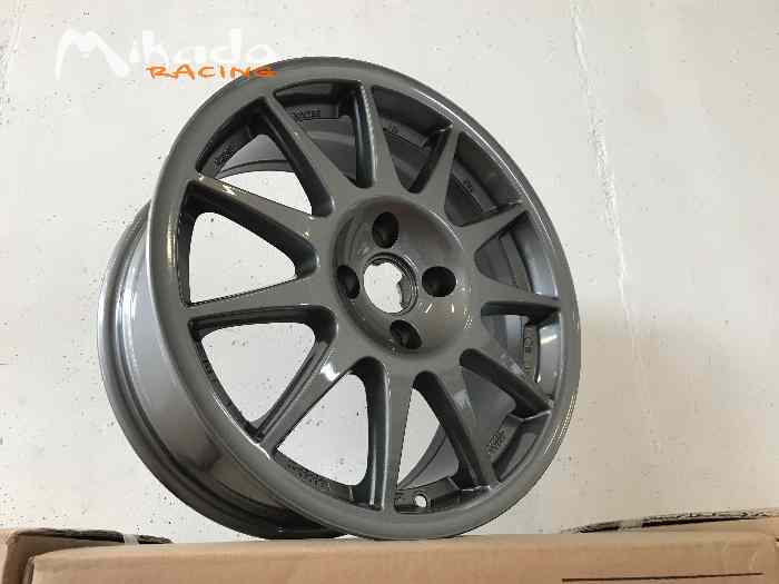 Jante Renault Clio Ragnotti 7x16 Speedline Corse Turini Grigio Antracite – photo 3 sur 3