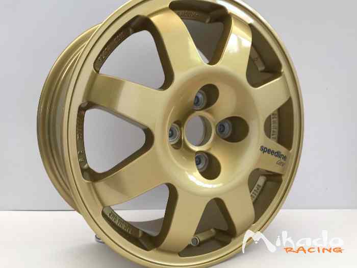 Jante Renault Clio Williams 7.25x16 Speedline Corse SL676 Ragno Gold – photo 2 sur 5