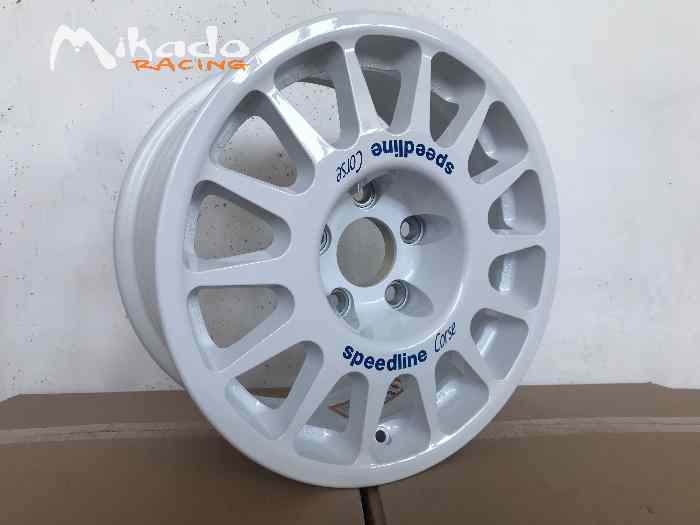 Jante Mitsubishi Lancer 7x15 Speedline Corse Type 2118 White – photo 2 sur 3