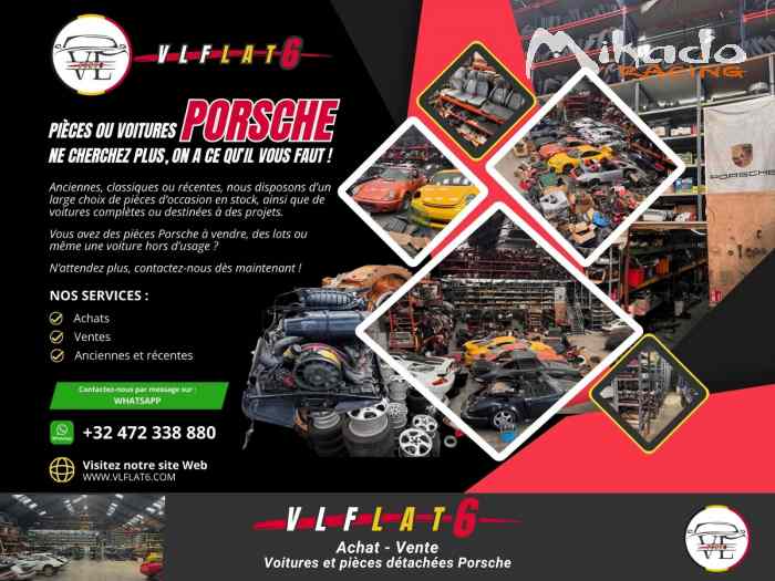 Set de 4 disques de frein céramique Porsche – photo 6 sur 6
