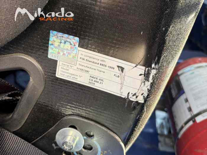 Baquet Gt2i homologué – photo 3 sur 3