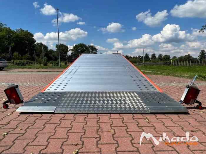 Remorque plateau Porte Voiture basulante Wiola ( dimensions utiles 6,5 x 2,07 metres ) – photo 3 sur 5